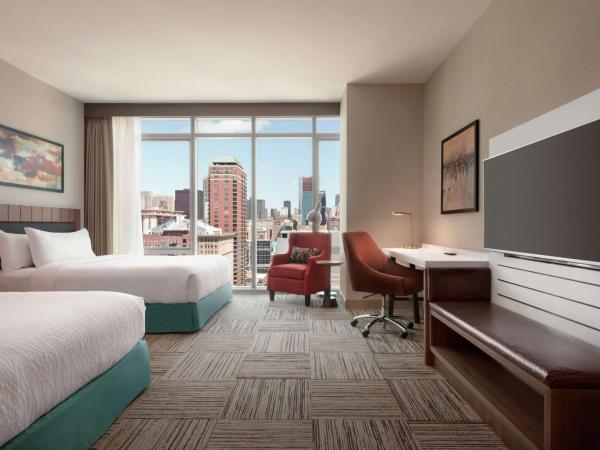Hilton Garden Inn Chicago Downtown South Loop : photo 3 de la chambre chambre avec 2 grands lits queen-size