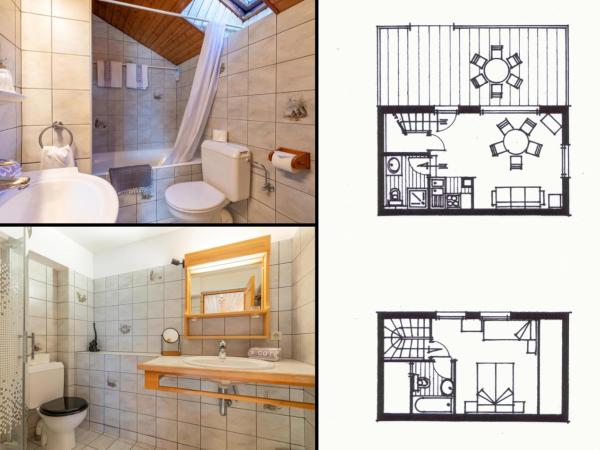 Hôtel Les Côtes, Résidence Loisirs et Chalets : photo 10 de la chambre chalet 1 chambre