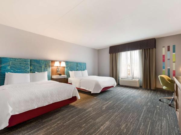 Hampton Inn & Suites Charlotte-Airport : photo 2 de la chambre chambre 2 lits queen-size - accessible aux personnes à mobilité réduite et adaptée aux personnes malentendantes - non-fumeurs