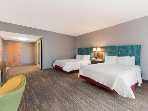 Hampton Inn & Suites Charlotte-Airport : photo 3 de la chambre chambre 2 lits queen-size - accessible aux personnes à mobilité réduite et adaptée aux personnes malentendantes - non-fumeurs