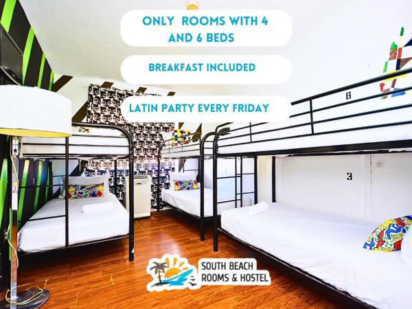 South Beach Rooms and Hostel : photo 1 de la chambre lit dans dortoir mixte de 6 lits