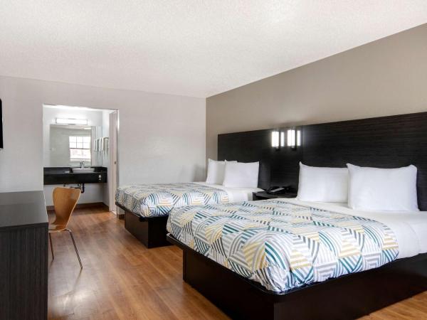 Motel 6-San Antonio, TX - Northwest Medical Center : photo 3 de la chambre chambre avec 2 lits queen-size - accessible aux personnes à mobilité réduite