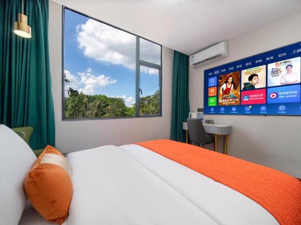 Guangzhou Yashay International Apartment - Pazhou Convention and Exhibition Centre : photo 3 de la chambre chambre lit queen-size deluxe