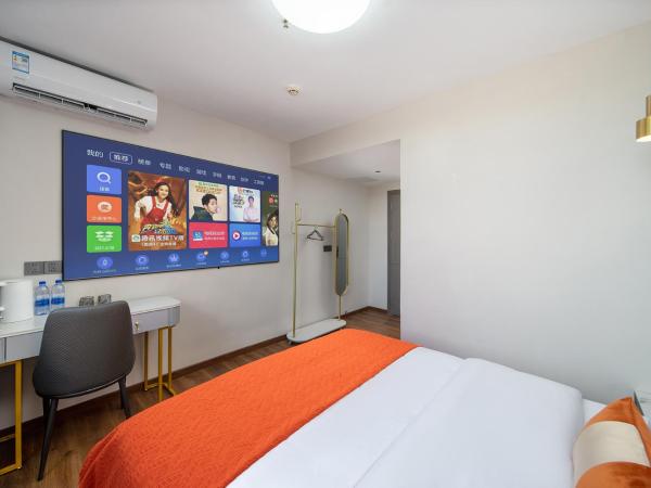 Guangzhou Yashay International Apartment - Pazhou Convention and Exhibition Centre : photo 4 de la chambre chambre lit queen-size deluxe