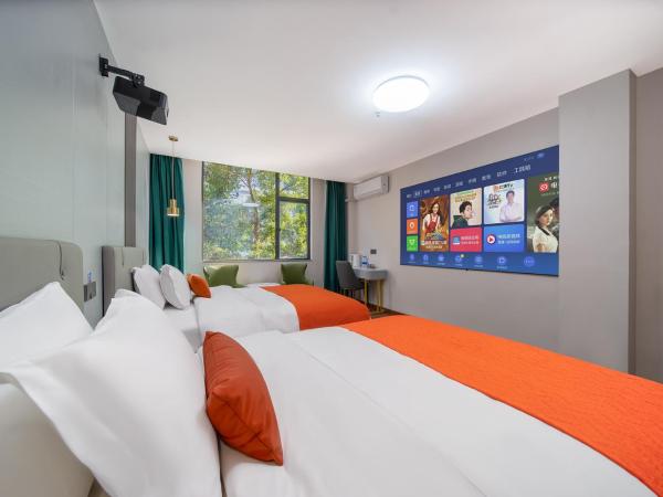 Guangzhou Yashay International Apartment - Pazhou Convention and Exhibition Centre : photo 2 de la chambre chambre lits jumeaux supérieure