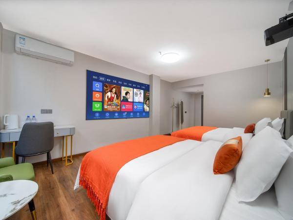 Guangzhou Yashay International Apartment - Pazhou Convention and Exhibition Centre : photo 3 de la chambre chambre lits jumeaux supérieure