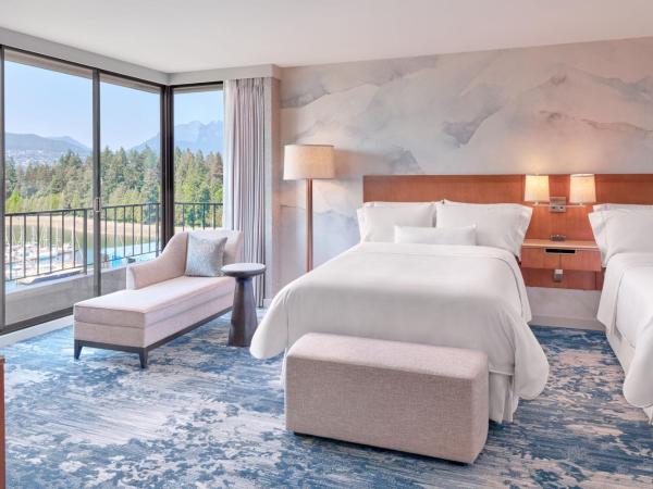 The Westin Bayshore, Vancouver : photo 1 de la chambre chambre deluxe avec 2 lits doubles - vue sur port et montagne