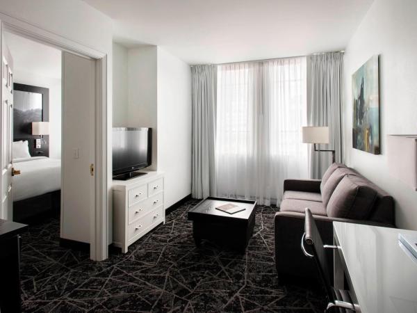 Residence Inn by Marriott Philadelphia Center City : photo 1 de la chambre suite 1 chambre avec lit queen-size et canapé-lit