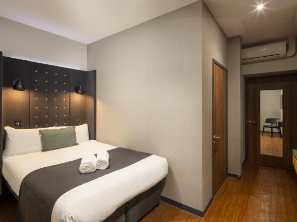 Point A Hotel London Kings Cross - St Pancras : photo 3 de la chambre chambre double sans fenêtre - accès aux personnes à mobilité réduite