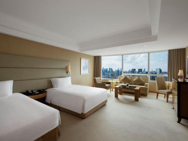 DoubleTree by Hilton Shanghai Pudong - Present welcome cookie : photo 1 de la chambre chambre lits jumeaux