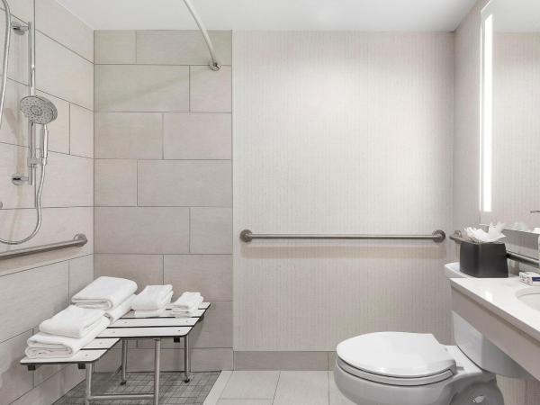 Holiday Inn Manhattan 6th Ave - Chelsea, an IHG Hotel : photo 6 de la chambre chambre lit queen-size standard avec douche accessible en fauteuil roulant et aux personnes malentendantes