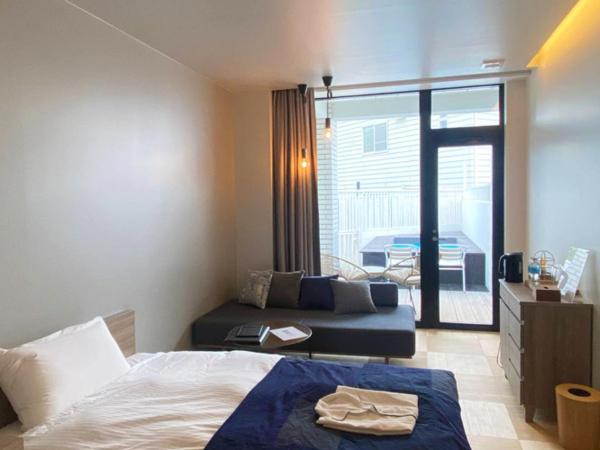 Osaka Hokko Marina HULL : photo 1 de la chambre chambre lits jumeaux standard avec vue sur jardin