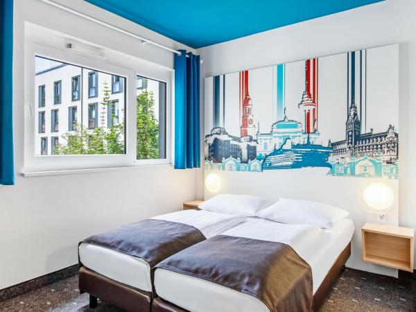 B&B Hotel Hamburg City-Ost : photo 1 de la chambre chambre lits jumeaux