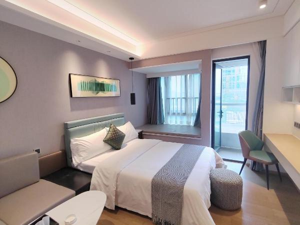 Fuan Hotel - Shenzhen International Convention and Exhibition Center Branch : photo 3 de la chambre chambre affaires lit queen-size
