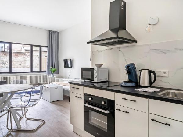 Smartflats - the City Antwerp : photo 7 de la chambre studio avec terrasse
