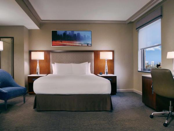 Hilton Chicago : photo 1 de la chambre chambre lit king-size supérieure - Étage supérieur