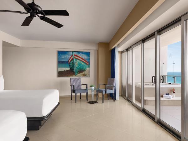 Seadust Cancun Family Resort - All Inclusive : photo 2 de la chambre suite 2 lits doubles côté océan - réservée aux adultes