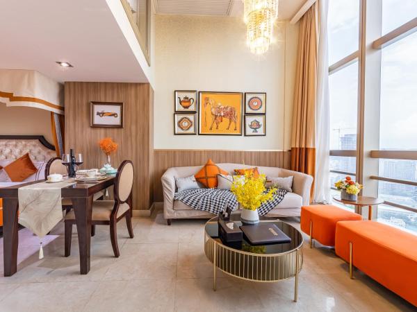 WAIFIDEN Guangzhou Grand View Golden Palace Apartment - Free shuttle bus during the Canton Fair : photo 4 de la chambre suite affaires lits jumeaux