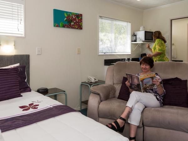 Palm Court Motor Inn : photo 6 de la chambre studio avec bain à remous