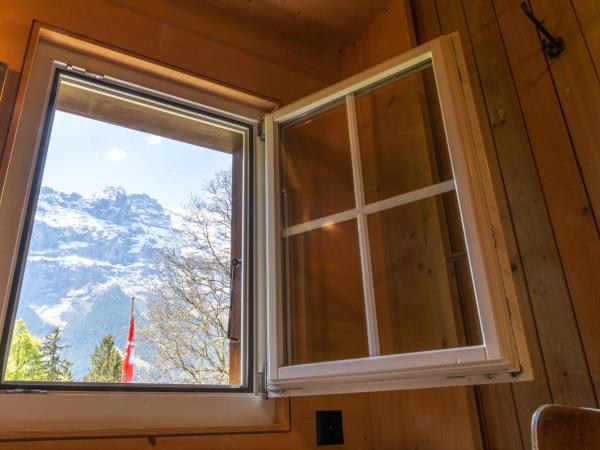 Naturfreunde Hostel Grindelwald : photo 1 de la chambre chambre lits jumeaux avec salle de bains commune