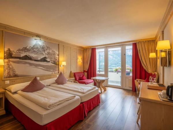 Hotel Spinne Grindelwald : photo 1 de la chambre chambre double avec vue sur l'eiger