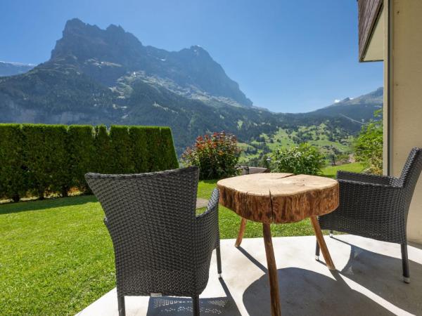 Hotel Spinne Grindelwald : photo 4 de la chambre chambre double - vue sur jardin