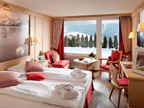 Hotel Spinne Grindelwald : photo 7 de la chambre chambre double - vue sur jardin
