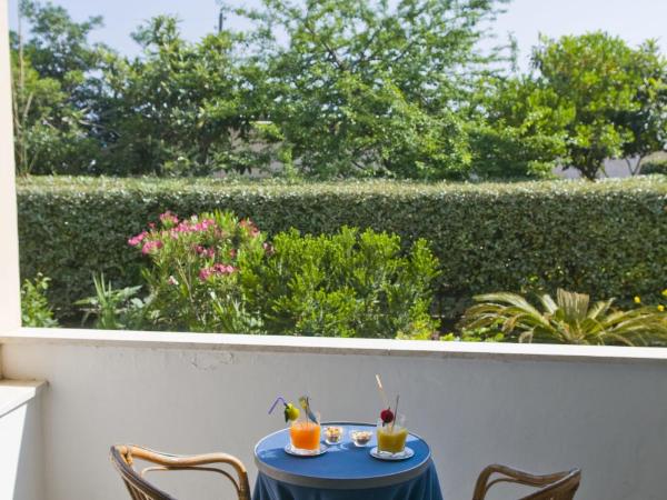 Hotel Villa Sarah : photo 3 de la chambre chambre triple supérieure avec balcon et vue sur le jardin
