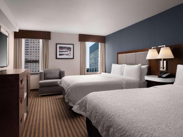 Hampton Inn Chicago Downtown/Magnificent Mile : photo 1 de la chambre chambre double avec 2 lits doubles - non-fumeurs
