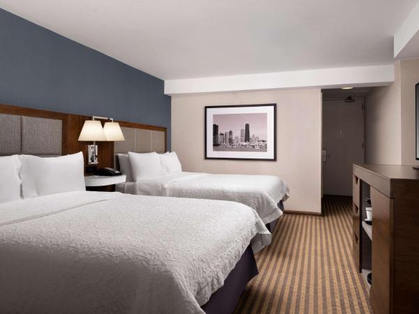 Hampton Inn Chicago Downtown/Magnificent Mile : photo 5 de la chambre chambre 2 lits queen-size avec baignoire - adaptée aux personnes à mobilité réduite