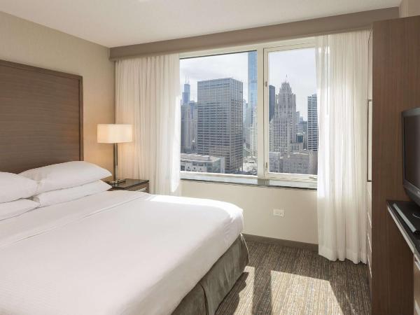 Embassy Suites by Hilton Chicago Downtown Magnificent Mile : photo 3 de la chambre suite lit king-size - Étage Élevé - vue sur ville