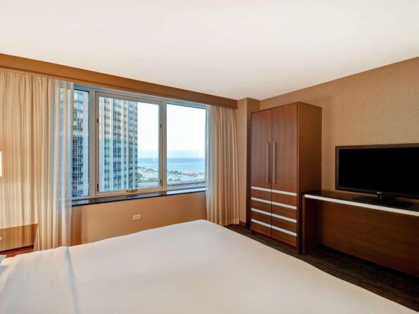 Embassy Suites by Hilton Chicago Downtown Magnificent Mile : photo 4 de la chambre suite premium avec 2 lits doubles - vue sur lac
