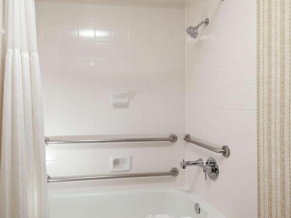 Hilton Garden Inn Charlotte North : photo 4 de la chambre chambre lit king-size avec baignoire accessible aux personnes à mobilité réduite - adaptée aux personnes à mobilité réduite