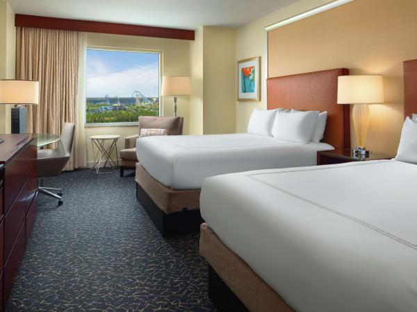 Hilton Orlando : photo 2 de la chambre chambre avec 2 lits queen-size et baignoire - accessible aux personnes à mobilité réduite