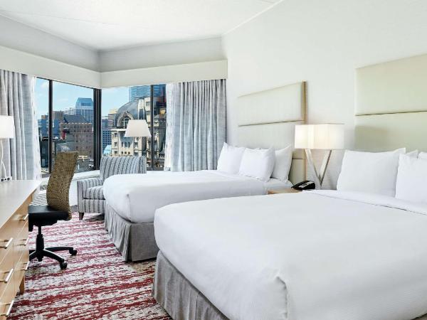 DoubleTree by Hilton Hotel Philadelphia Center City : photo 2 de la chambre chambre lit queen-size avec 2 lits queen-size - vue sur ville - Étage supérieur