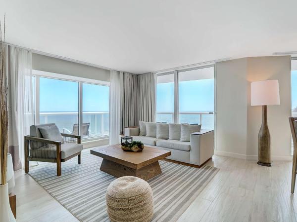 Hilton Fort Lauderdale Beach Resort : photo 3 de la chambre suite 1 chambre avec lit king-size - vue sur océan