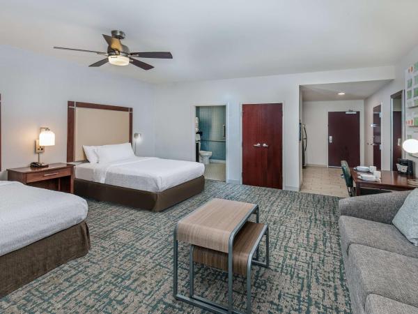 Homewood Suites by Hilton Atlanta Perimeter Center : photo 2 de la chambre studio avec 2 lits queen-size - adaptée aux personnes malentendantes