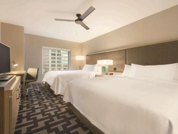 Homewood Suites by Hilton Chicago Downtown West Loop : photo 5 de la chambre suite 1 chambre avec 2 lits queen-size - vue sur ville