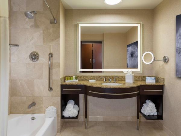 Hilton Americas - Houston : photo 5 de la chambre chambre lit king-size avec baignoire - accessible aux personnes à mobilité réduite