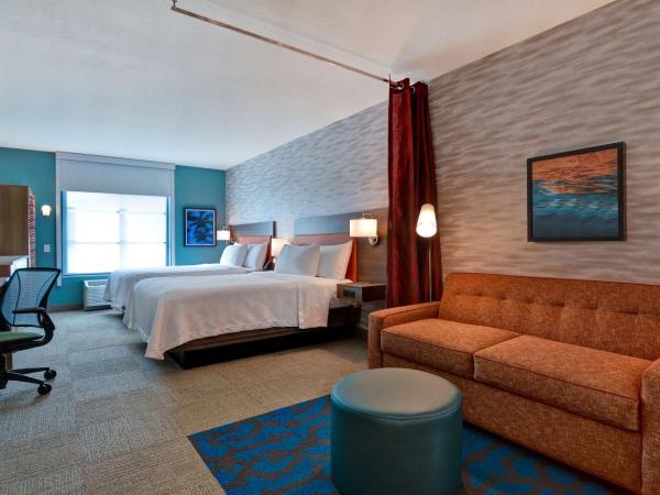 Home2 Suites By Hilton Orlando Flamingo Crossings, FL : photo 3 de la chambre studio avec 2 lits queen-size - non-fumeurs