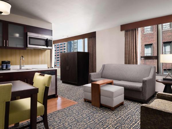 Homewood Suites by Hilton Chicago Downtown - Magnificent Mile : photo 2 de la chambre studio lit king-size - accessible aux personnes à mobilité réduite