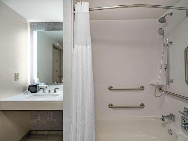 Hilton Garden Inn Louisville East : photo 4 de la chambre chambre lit king-size avec baignoire - accessible aux personnes à mobilité réduite et adaptée aux personnes malentendantes