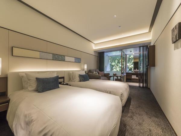 Solaria Nishitetsu Hotel Kyoto Premier : photo 1 de la chambre chambre lits jumeaux - vue sur les bains - non-fumeurs