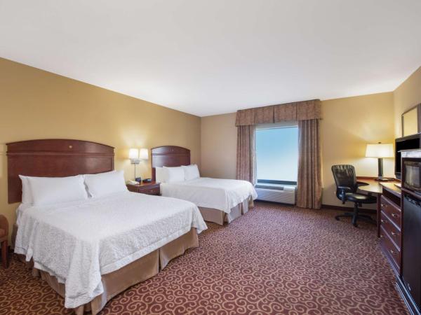 Hampton Inn & Suites Oklahoma City - South : photo 3 de la chambre chambre 2 lits queen-size - accessible aux personnes à mobilité réduite et adaptée aux personnes malentendantes - non-fumeurs