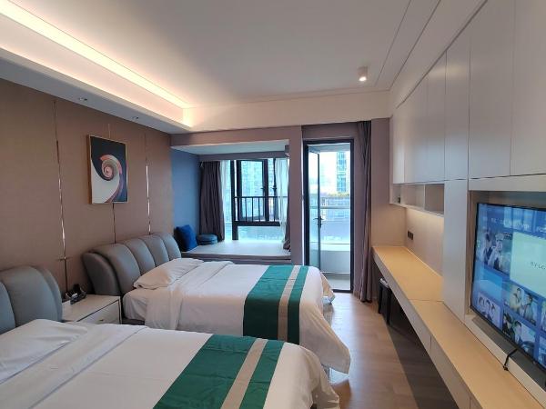 Fuan Hotel - Shenzhen International Convention and Exhibition Center Branch : photo 2 de la chambre chambre lits jumeaux deluxe