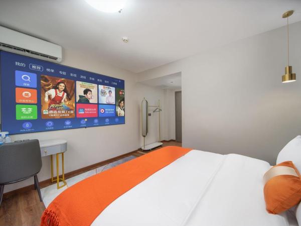 Guangzhou Yashay International Apartment - Pazhou Convention and Exhibition Centre : photo 3 de la chambre chambre lit king-size deluxe