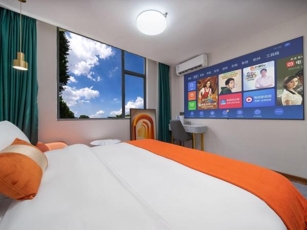 Guangzhou Yashay International Apartment - Pazhou Convention and Exhibition Centre : photo 2 de la chambre chambre lit king-size deluxe