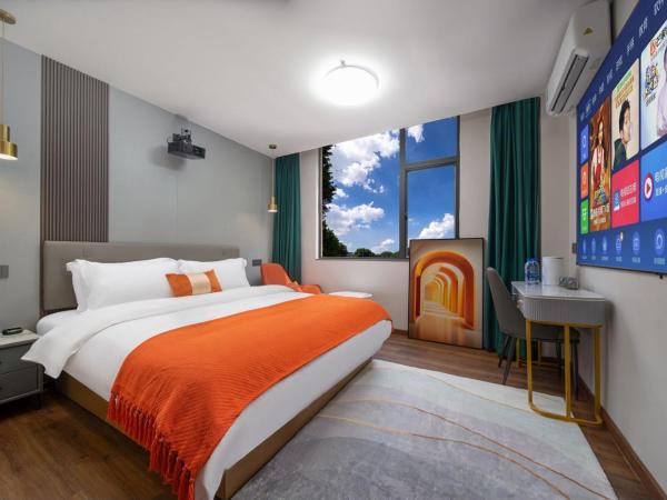 Guangzhou Yashay International Apartment - Pazhou Convention and Exhibition Centre : photo 1 de la chambre chambre lit king-size deluxe