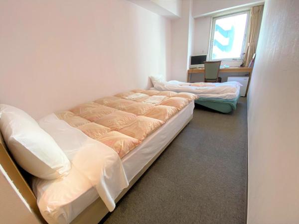 Sakura Hotel Ikebukuro : photo 4 de la chambre chambre double standard avec lit d'appoint et salle de bains privative