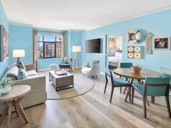 Margaritaville Hotel San Diego Gaslamp Quarter : photo 1 de la chambre suite deluxe avec lit king-size